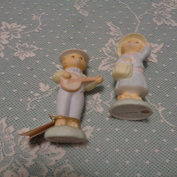 HALLMARK 1987 2 SMALL COUNTRY CATS FIGURINES - Picture 5 of 7